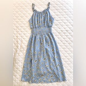 NWT Petite Studio Jodie Dress - Blue Daisy Print, Size SM